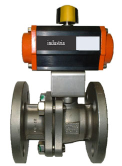 Full bore flanged ball valve for high temperature and high pressure